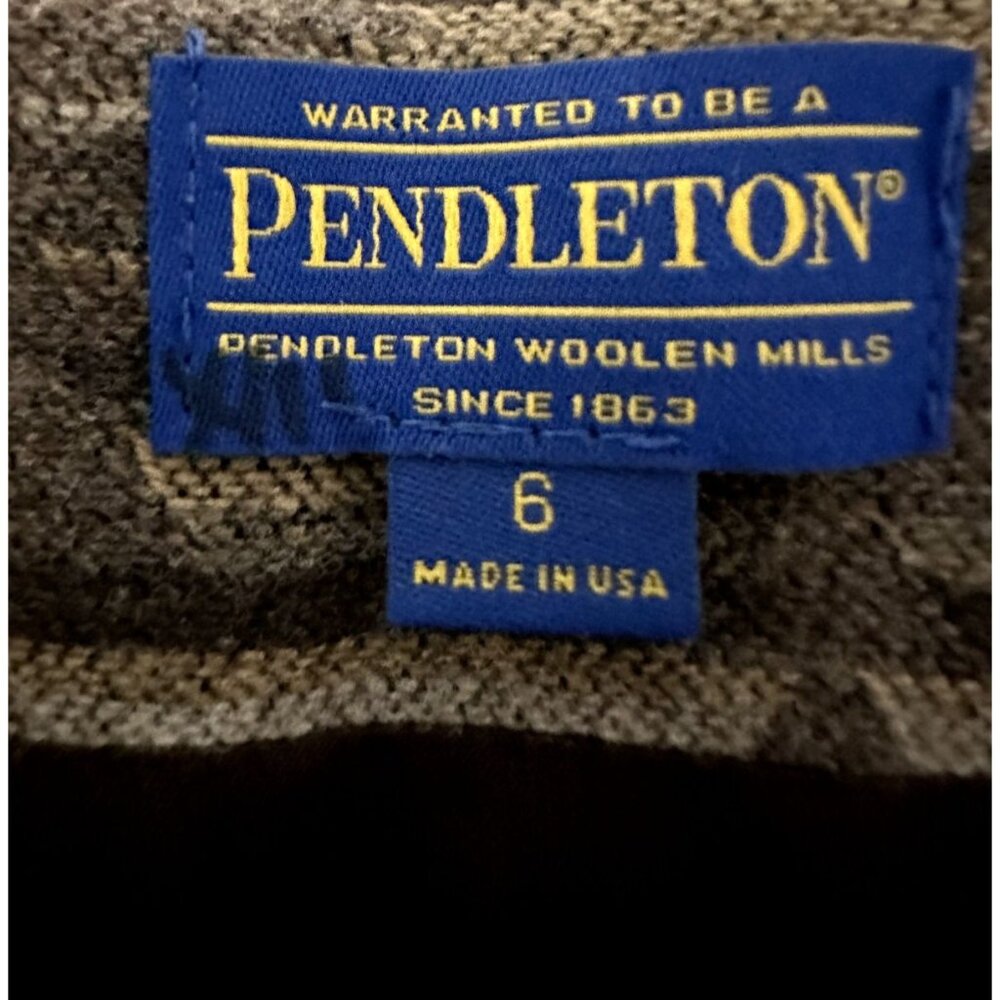 Pendleton Brown Patterned Skirt - image 7